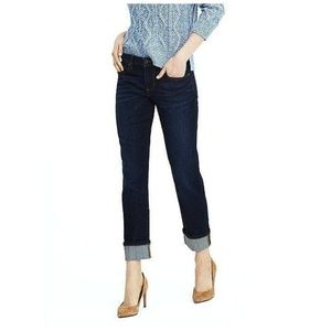 Banana Republic GIRLFRIEND Dark Jeans 32 14